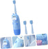 LOORGVEL Sonic Electric Toothbrush with Colorful Lights Soft Brush Heads for Teeth Cleaning Smart Frequency Control