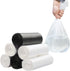 Small Trash Bags, 4 Gallon, Black, Clear and White, 150 Counts