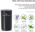 Waterless Oil Diffuser, Battery Operated Diffusers - Portable & Smart & Cordless Design, Aromatherapy Diffuser for 3 Cold Mist & Timer 1/2/3H Waterless Diffuser (Black) by Scentcares
