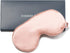 Fishers Finery 25 Momme 100% Mulberry Silk Eye Mask with Adjustable Strap (Pink)