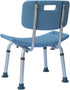QJR Bath Chair Comfortable Shower Chair Adjustable Handicap Shower Chair Seat Bench Aluminium Alloy for Seniors Elderly