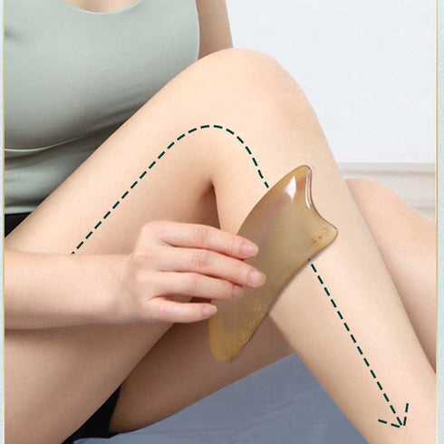 ZHAO SHOP Leg Scraping Board Scraping Thigh Massage Calf Special Artifact Shoulder and Neck Scraping Neck Body