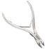 Professional Cuticle Trimmer with Pusher, Silver Stainless Steel Nail Nipper, Sharp Blades for Manicure