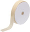 MECCANIXITY Velvet Ribbon 1-1/2 Inch x 25 Yard Single Face Spool Cream for Bouquets, DIY Crafts, Gift Wrapping