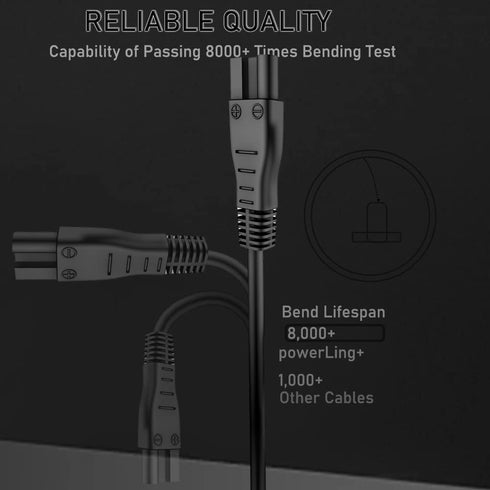 Meridian Grooming Charger Cord - Power Adapter for Electric Shaver Trimmer - Cold Cable Charger