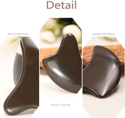 ZHAO SHOP Slimming Bian Stone Massage Stone| Gua Sha Massage Tools | Massager for Beauty Spa Skin Caring Neck Pain