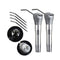 2PCS Dental Air Water Spray Syringe, Triple 3 Way with 2 Nozzles Tips, Metal Handle + 4Pcs Alloy Nozzles