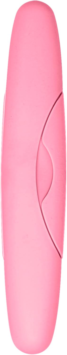 RADIUS Travel Case Value Pack, 3 Count (Toothbrush, Razor, Soap), BPA-Free Recycled Plastic, Portable - Pastel Pink.