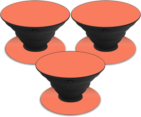 MightySkins Skin for PopSocket - Solid Salmon | Unique Vinyl Decal Wrap Cover | Durable, Easy to Apply, Made in USA