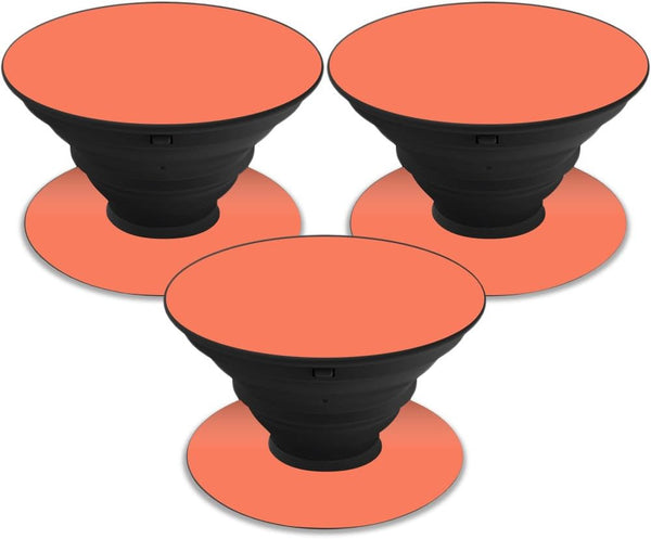 MightySkins Skin for PopSocket - Solid Salmon | Unique Vinyl Decal Wrap Cover | Durable, Easy to Apply, Made in USA