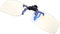 EYEGUARD Blue Light Filter Clip-on Glasses for Computer Gamer, Anti-glare Radiation Protection Eyewear