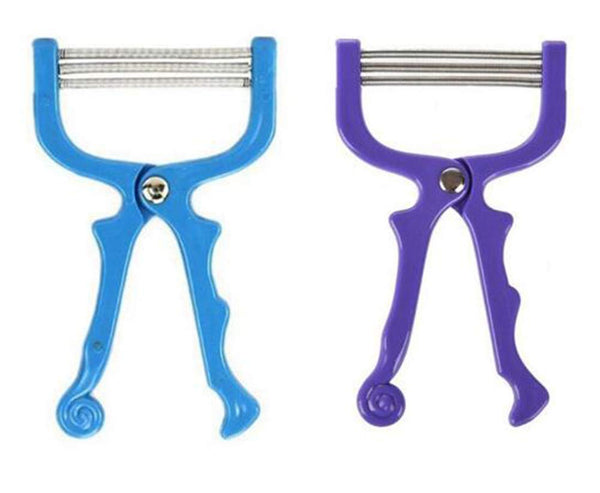 WOIWO 2PCS Facial Hair Removal Tools - 3 Layer Spring Thread Depilator Cream Facial Hair Remover