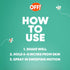 OFF! FamilyCare Insect & Mosquito Repellent Aerosol, 4 Oz, Smooth and Dry Formula, 6 Hours Protection