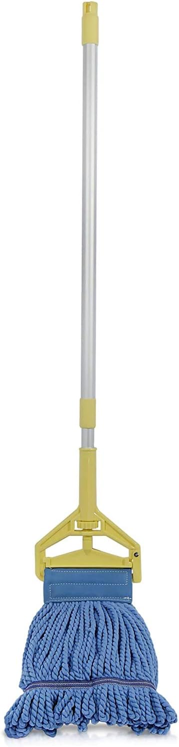 Simpli-Magic 79341 Commercial Grade Microfiber Looped Mop Kit, Extendable Pole, Aluminum
