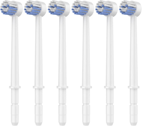 Replacement Heads for Waterpik Water Flosser, 6 Toothbrush Tips
