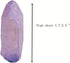 JIC Gem 4 pcs Healing Crystal Single Point Wand - Auqa Aura, Angel Aura, Angel Amethyst, Tourmaline