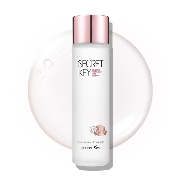 SECRETKEY Starting Treatment Essence Rose Edition, Nourishment & Hydration for Sensitive Skin, 5.07 fl. oz.