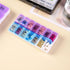 Wopanxye Weekly Pill Organizer Case, Travel Daily Medicine Box Tablet Dispenser, Twice a Day, Vitamin Container Meds
