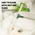 Multi-Surface Squeegee for Floor, Pet Hair Removal Broom with Silicone Bristles, Adjustable Floor Wiper & Scrubber