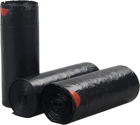 7 Gallon Black Drawstring Trash Bags, 110 Count, 3 Rolls