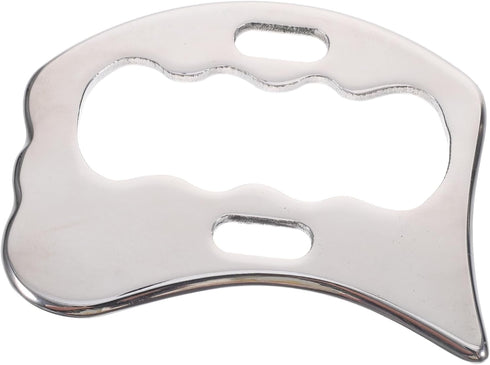 FRCOLOR Stainless Steel Fascia Knife Gua Sha Tool for Face Neck Back