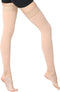 Ztl Thigh High Compression Stockings, Footless, 30-40 mmHg for Women & Men