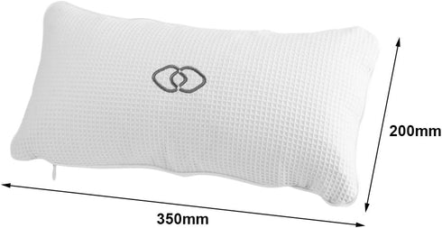 Non-Slip Bathtub Pillow | Spa Pillow Bath Cushion with Suction Cups for Head Neck Support in Spa or Bath