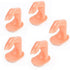 Practice Finger Nail Art Plastic Fake Fingers with Nails for Hand Nail Art Training Display Tools (10 Pcs)