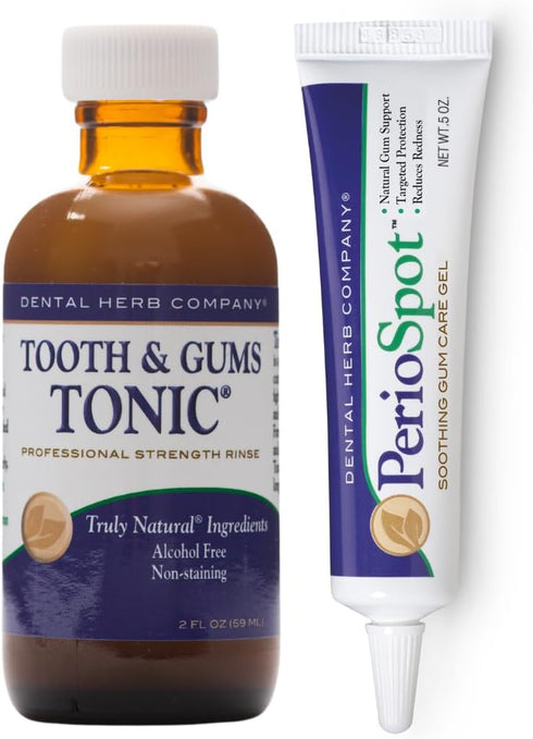 Dental Herb Company Mouth Sore & Gum Care Kit - Soothes Canker Sores & Gum Irritation, 2 oz Mouthrinse