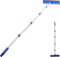 72" Window Squeegee for Cleaning: Long Handle Tool with Rubber Blade and Sponge Scrubber for Home and Car