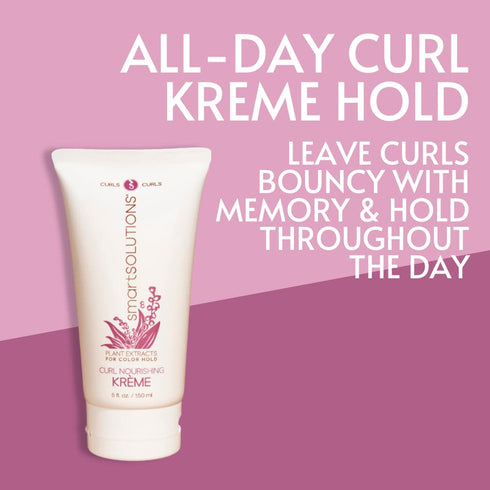 smartSOLUTIONS Curl Nourishing Kreme, 5 oz, Curl Defender, Defies Humidity