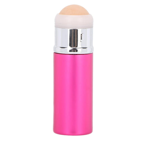 Facial Roller, Volcanic Stone Oil Control Roller for Skincare Makeup Face Massage, Rose Red