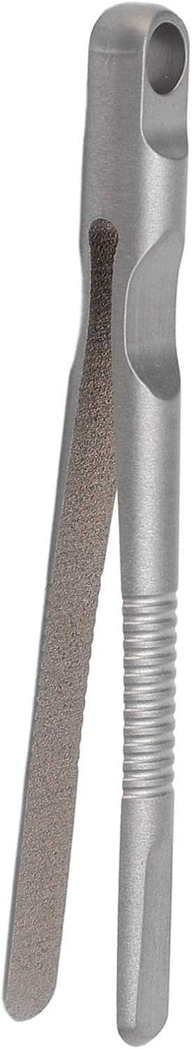 Mini Keychain Tweezer, EDC Alloy Portable TC4 Small Tweezer for Outdoor Gadget, Mini Tool