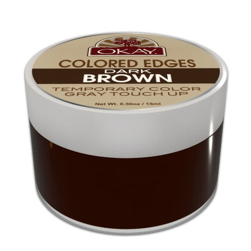 OKAY COLORED EDGES DARK BROWN .5oz / 15ml