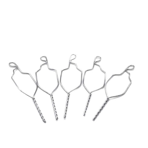 Sino Dental Orthodontic Metal Ligatures Kobayashi Ties Stainless Steel Short/Long, 100pcs/Box (Short)