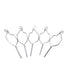 Sino Dental Orthodontic Metal Ligatures Kobayashi Ties Stainless Steel Short/Long, 100pcs/Box (Short)