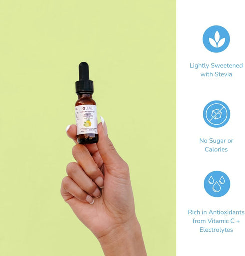 Pure Inventions Antioxidant Vitamin C + Electrolytes - Lemon Lime - Water Infusion Drops - No Sugar or Calories - 12 Servings - Trial Size