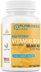 Puregen Labs Vitamin D3 50,000 IU - 100 Vegetable Capsules for Healthy Muscle Function & Immune Support, Non-GMO &