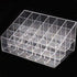 Transparent Cosmetic Makeup Organizer, Clear 24 Lattices Lipsticks and Lotion Storage Display Holder