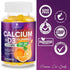 Sugar Free Calcium Gummy Bites, Plus 400 IU Vitamin D3, Bone Health & Immune Support, 120 Gummies