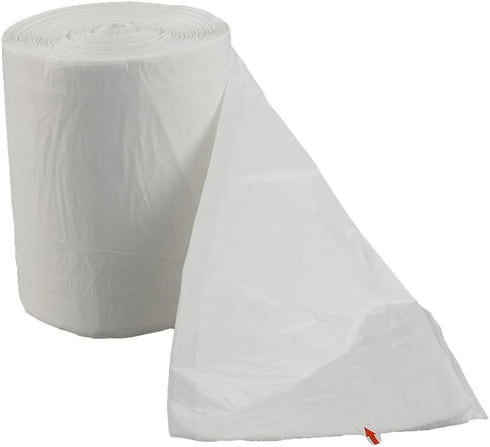 18 Gallon Large Trash Bags | White Kitchen Garbage Bags | 80 Counts | Lawn and Leaf Bags