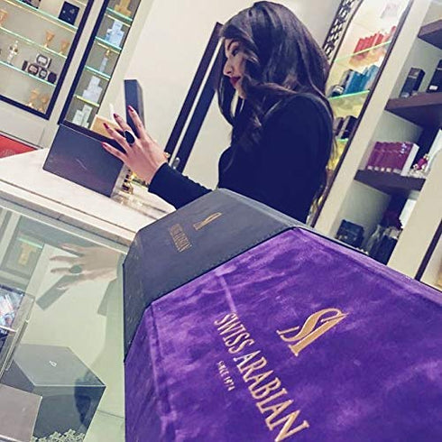 Swiss Arabian Fez 12mL | Artisanal Hand Crafted Attar Style Cologne for Women & Men | Gift/Party Favor Body Oil