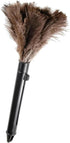 Retractable Feather Duster with Genuine Ostrich Feathers, Eco-Friendly Handheld Cleaning Tool for Home and Office