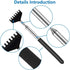 6 Pack Extendable Back Scratcher - Portable Telescoping Metal Hand Massager with Soft Rubber Handles