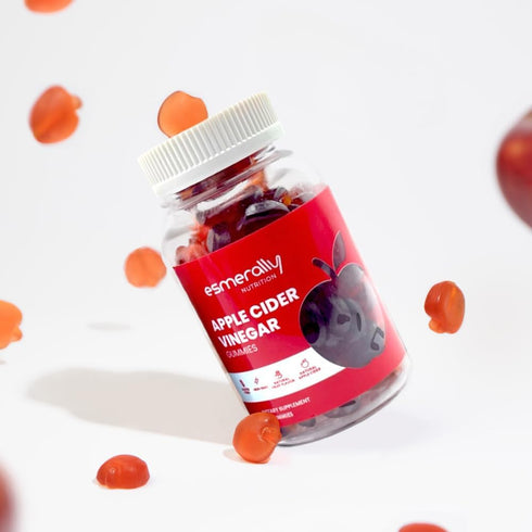 Gummies 60 Gummies B12 Apple Cider Vinegar - - Vitamins - Natural Fruit Flavor - Gluten Free & Non GMO - Vitamin