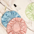 SMILCO 4 Pack Shower Caps, Double Waterproof Layers Reusable Bath Caps for Women Hair Protection