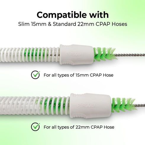 6ft CPAP Hose Brush, CPAP Cleaner for 22mm & 15mm Hoses, CPAP Supplies & Accessories for Machines