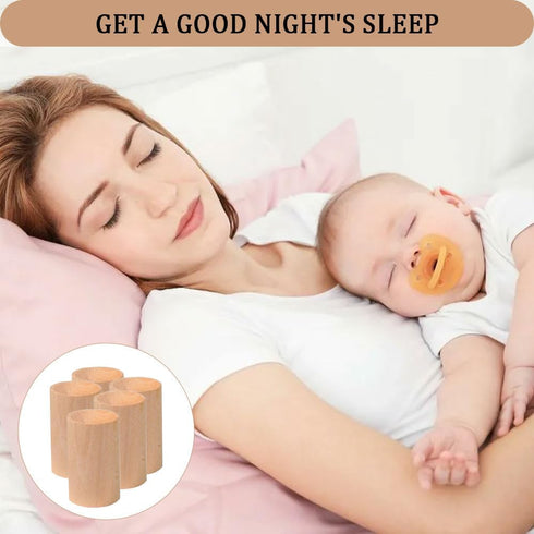 UaneXee 5 Pcs Wood Essential Oil Diffusers,Small Wood Fragrance DIffusers,Fragrance Retention,Wooden Aromatherapy Round
