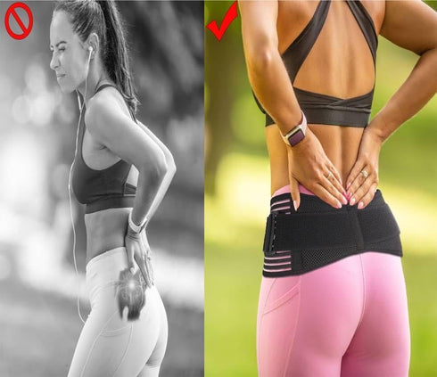 SI Joint Hip Sacroiliac Belt for Women and Men - Lower Back Support Brace for Pelvic Pain Relief