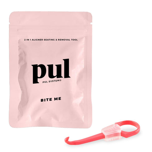 PUL 2 in 1 Chewies & Clear Aligner Removal Tool Combo by The Pultool | Hygienic, Durable, Compact, Compatible with